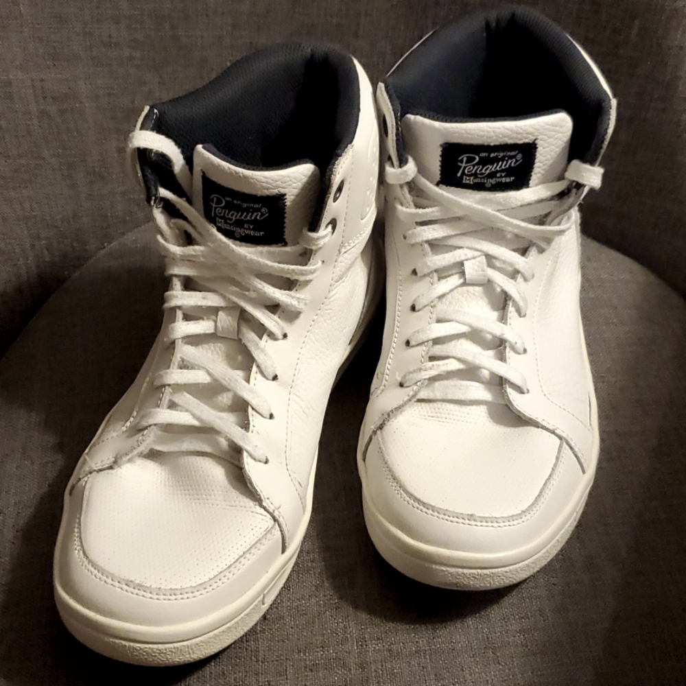 Original Penguin by Munsingwear Men's Athletic White Sneakers - Size 9
